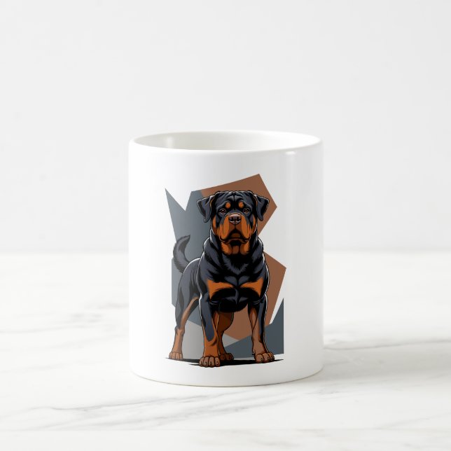 Taza De Café Rottweiler (Centro)
