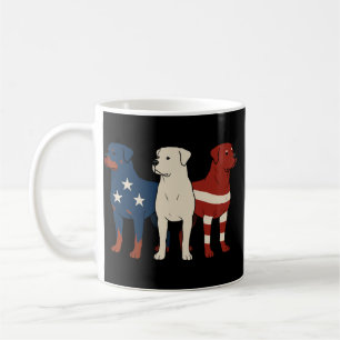 Taza De Café Rottweiler 4 de Julio Amante de los Perros Hombres