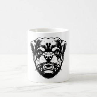 Taza De Café Rottweiler Angry Face