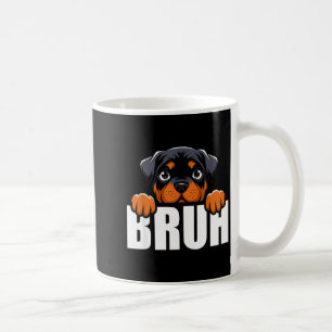 Taza De Café Rottweiler Divertido Bruh Rottie Lindo Amante Perr