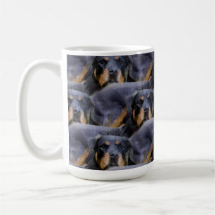 Taza De Café Rottweiler Majestuoso: Serenidad en Fuerza
