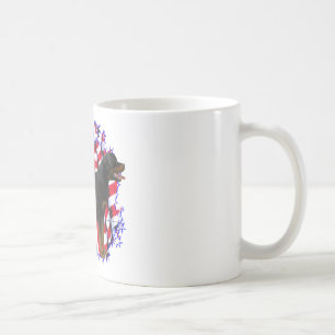 Taza De Café Rottweiler Patriot