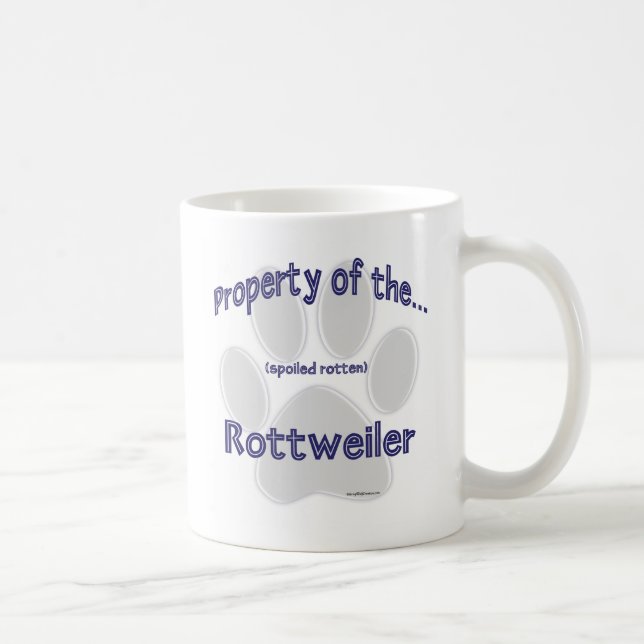 Taza De Café Rottweiler (propiedad) (Derecha)