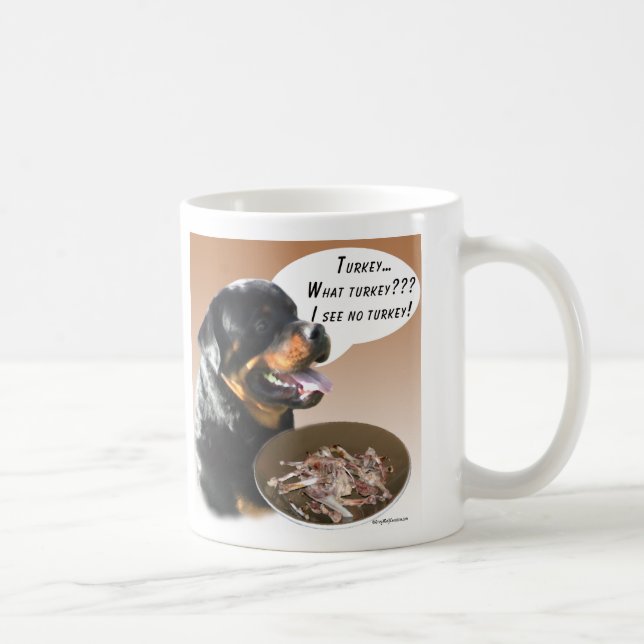 Taza De Café Rottweiler Turkey (Derecha)