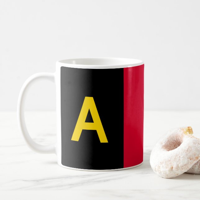 Taza De Café Rótulo A13R del punto de sujeción (Con donut)