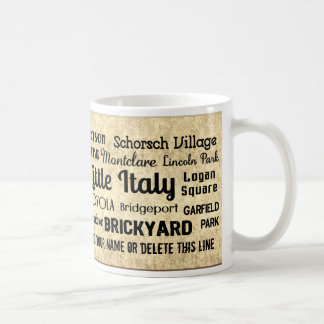 Taza De Café Rótulo adaptable del subterráneo de las vecindades