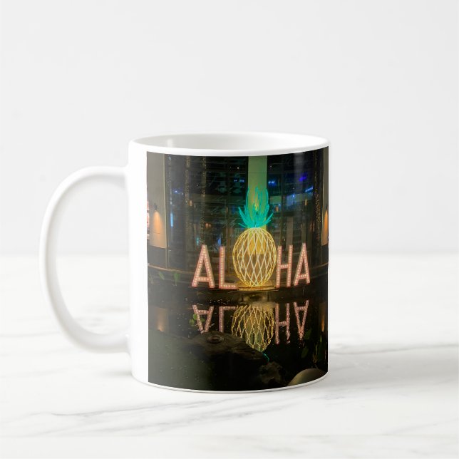 Taza De Café Rótulo Aloha #1 Mug (Izquierda)