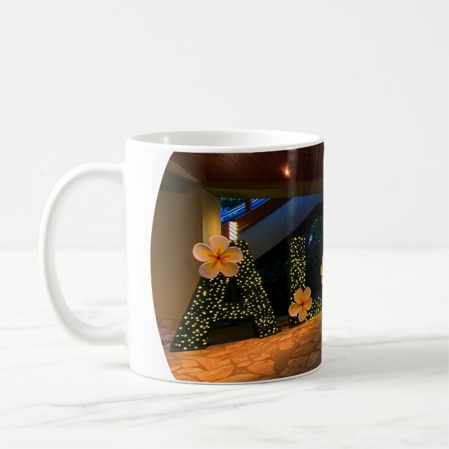 Taza De Café Rótulo Aloha #2 Mug (Izquierda)