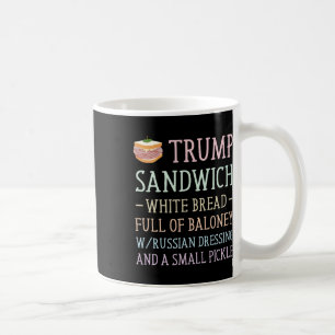 Taza De Café Rótulo anti sandwich de Trump es gracioso