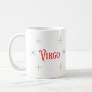 Taza De Café Rótulo Astrológico Virgo Café Mug