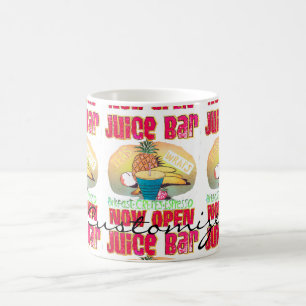 Taza De Café Rótulo de barra de jugo Thunder_Cove