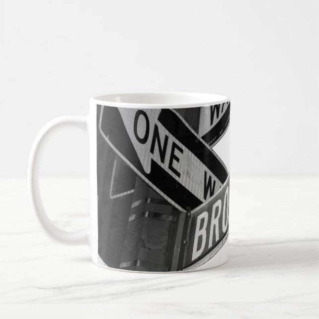 Taza De Café Rótulo de Broadway (Izquierda)