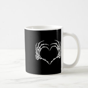 Taza De Café Rótulo de corazón manos Halloween disfraces hombre