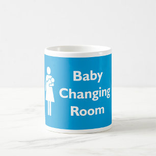 Taza De Café Rótulo de habitación para niños con padres e hijos