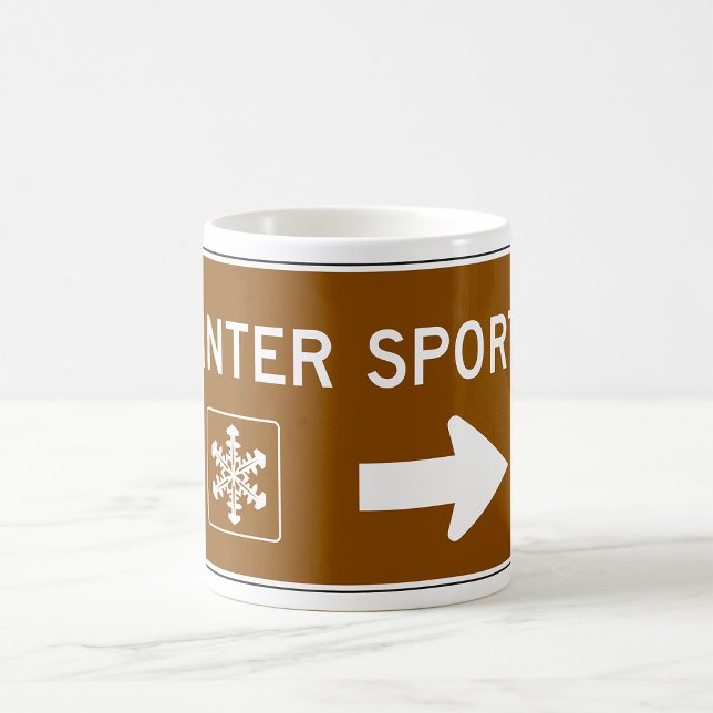 Taza De Café Rótulo de invierno para deportes de carretera café (Subido por el creador)