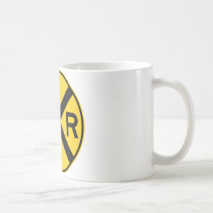 Taza De Café Rótulo de la carretera de la travesía de