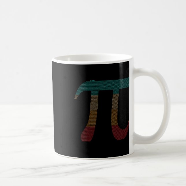 Taza De Café Rótulo de Pi de 10000 dígitos vendidos - Matemátic (Derecha)