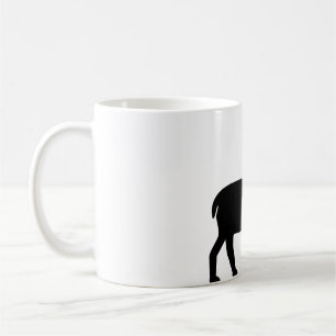 Taza De Café Rótulo de símbolo astrológico de Capricornio