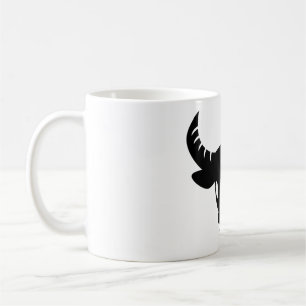 Taza De Café Rótulo de símbolo astrológico de Taurus