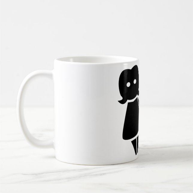 Taza De Café Rótulo de símbolo astrológico Gemini (Izquierda)