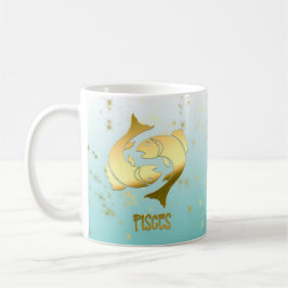 Taza De Café Rótulo del horóscopo de la astrología del zodiaco