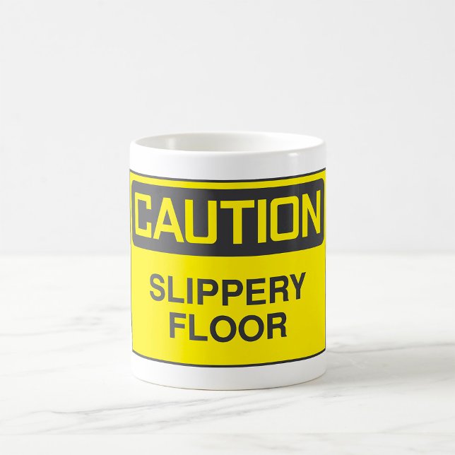 Taza De Café Rótulo del suelo del deslizador de precaución (Subido por el creador)