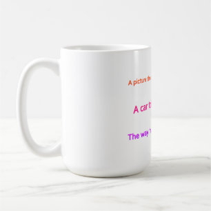 Taza De Café Rótulo divertido de ciclismo
