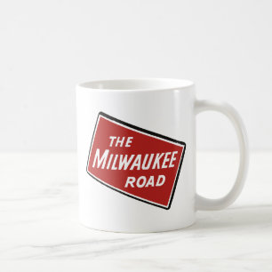 Taza De Café Rótulo ferroviario 2 del camino de Milwaukee
