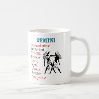 Taza De Café Rótulo Gemini Horoscope Zodiac