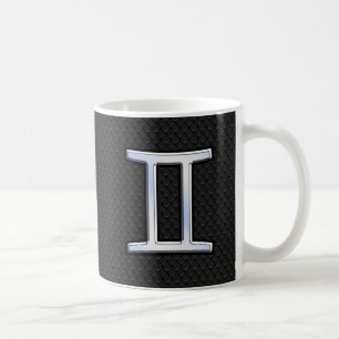Taza De Café Rótulo Gemini Zodiac