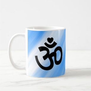 Taza De Café Rótulo Heart Om - Mug para los amantes del yoga