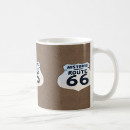 Taza De Café Rótulo histórico de Pavement Route 66