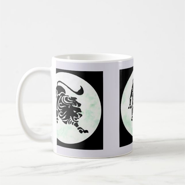 Taza De Café Rótulo Leo - Zodiac (Izquierda)