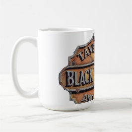 Taza De Café Rótulo Metalizado En Problemas Para Black Watch Ta
