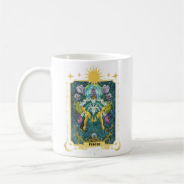 Taza De Café Rótulo Pisces Zodiac 11 oz
