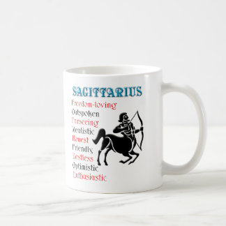 Taza De Café Rótulo Sagittarius Horoscope Zodiac