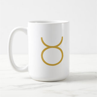 Taza De Café Rótulo Taurus Zodiac