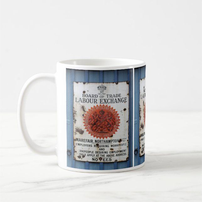 Taza De Café Rótulo VINTAGE (Izquierda)