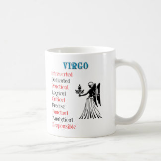 Taza De Café Rótulo Virgo Horoscope Zodiac