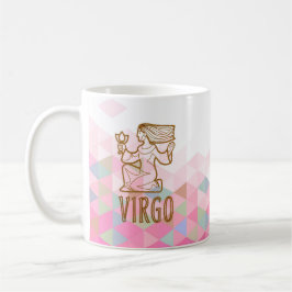 Taza De Café Rótulo Virgo Zodiac