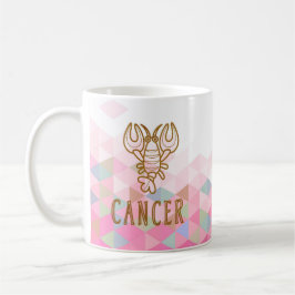 Taza De Café Rótulo Zodiac contra el cáncer