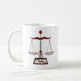 Taza De Café Rótulo Zodiac Libra
