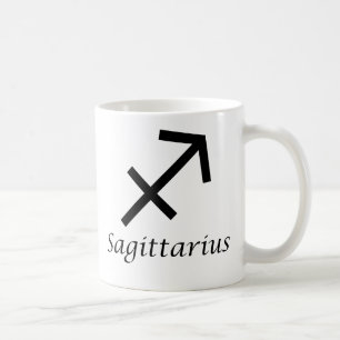 Taza De Café Rótulo Zodiaco "Sagittarius"