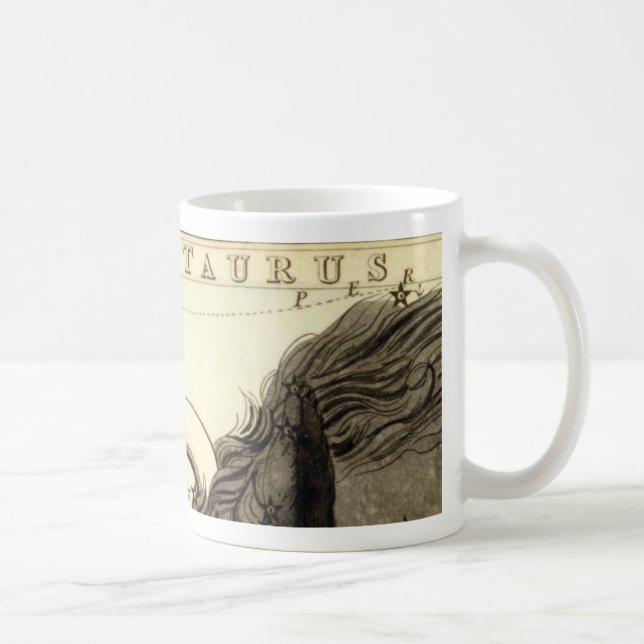 Taza De Café Rótulo zodiaco: Taurus mug (Derecha)