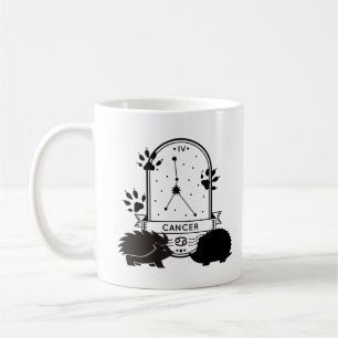 Taza De Café Rótulo zodiaco y Mascotas coincidentes. Cáncer - H