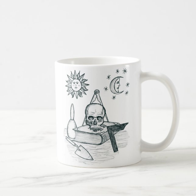 Taza De Café Rótulos del místico del La (Derecha)