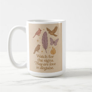Taza De Café Rótulos desde el espíritu