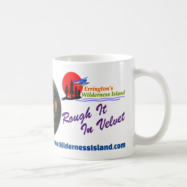 Taza De Café Rough It In Velvet Mug (Derecha)