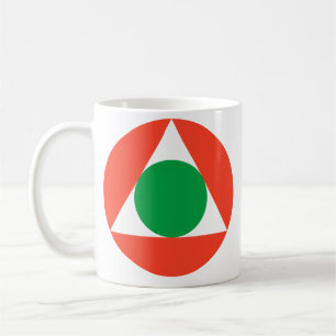 Taza De Café Roundel de la Fuerza Aérea Libanesa "con las manos