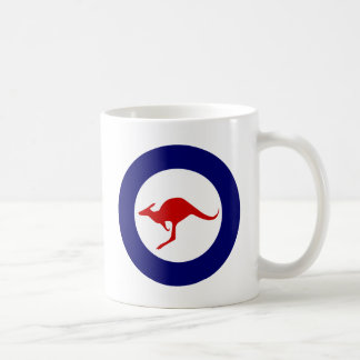 Taza De Café Roundel militar de la aviación del canguro de
